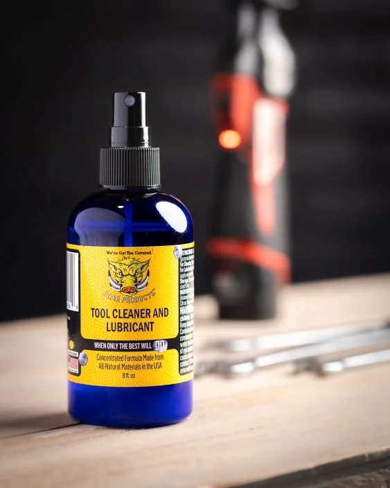 Cleaning tools with all-natural cleaner